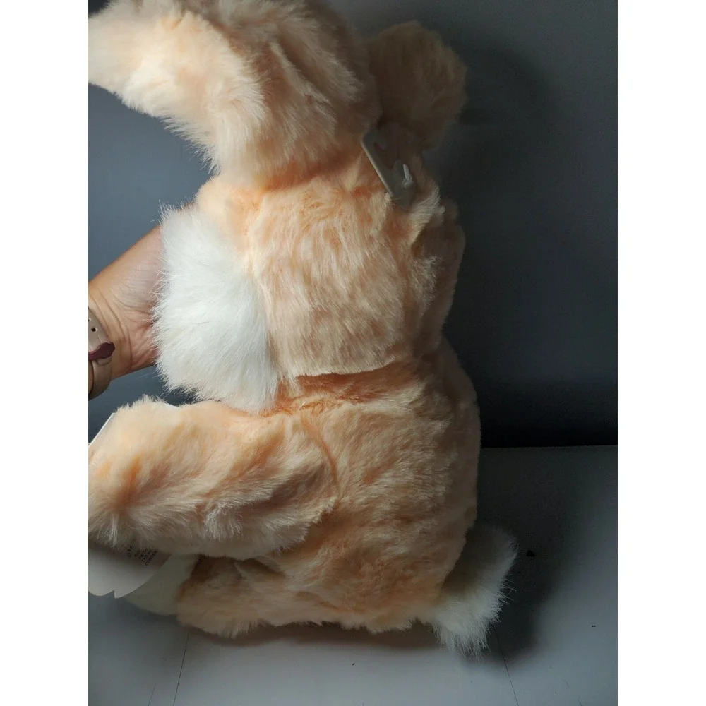Dan Dee Bunny‎ Rabbit Plush Hoppy Hopster Easter Pink Flowers TB Trading Co RARE